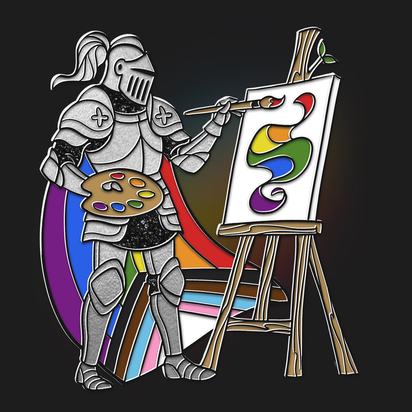 Progress Pride Artist Pin