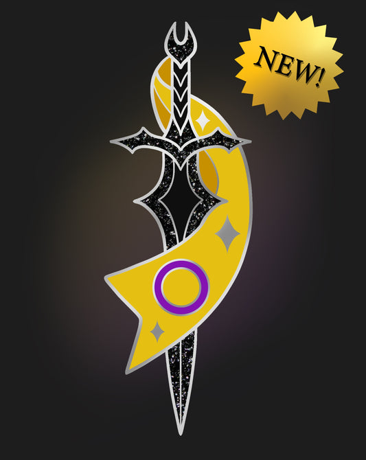 Intersex Sword Pin