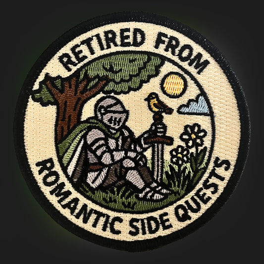 Aromantic Knight Embroidery Patch