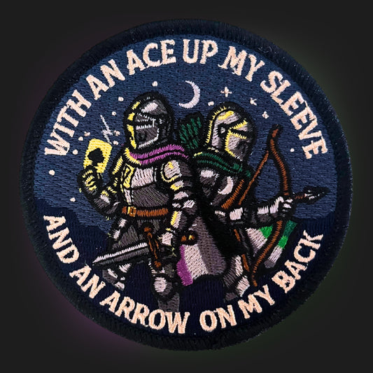 Aro & Ace Knight Embroidery Patch