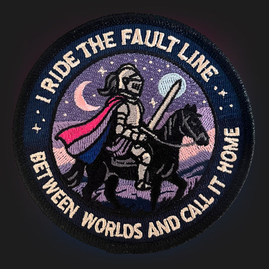 Bisexual Knight Embroidery Patch