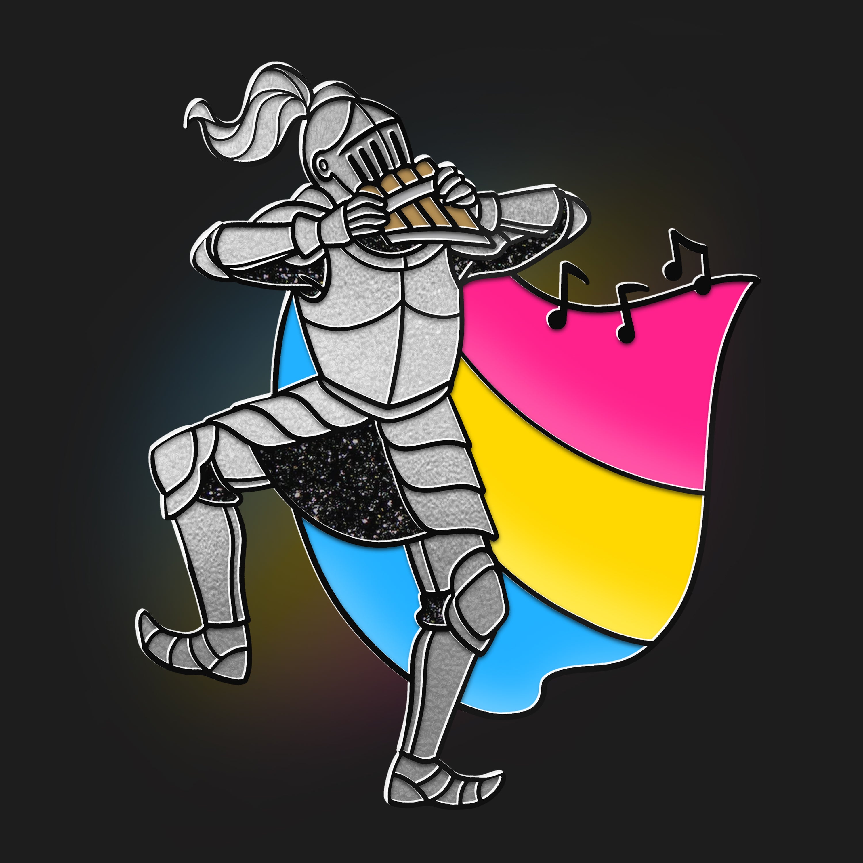 Knight Pin Pride Knights Enamel Pins