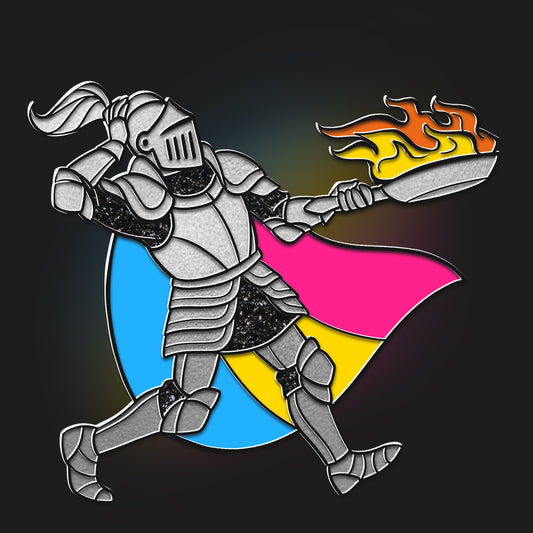 Flaming Pan Pin