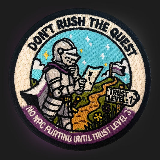 Demisexual Knight Embroidery Patch