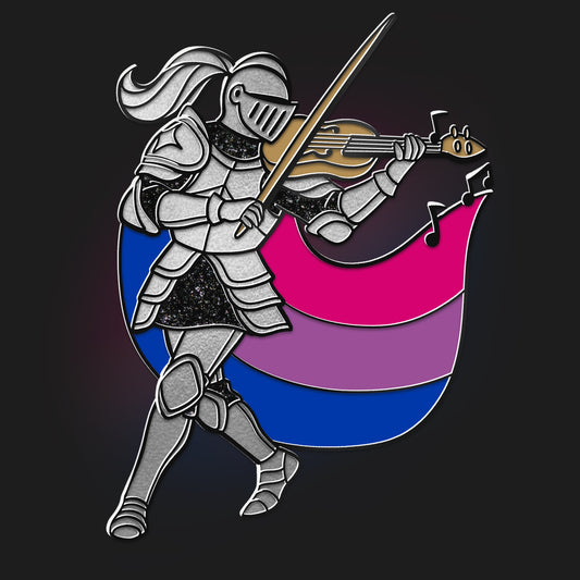 Bisexual Fiddler Pin