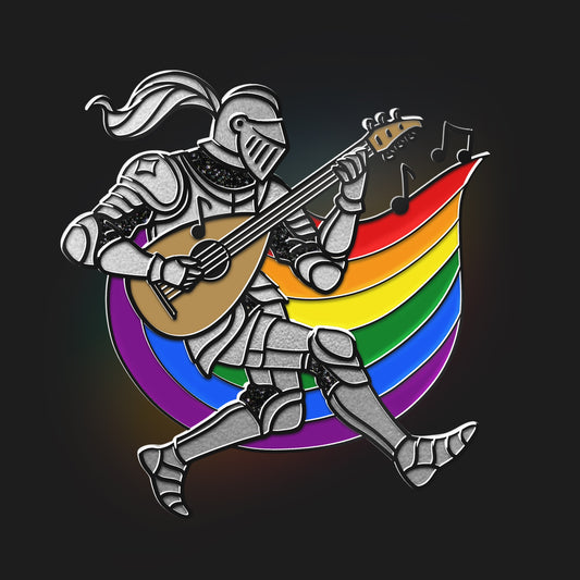 Rainbow Lutist Pin