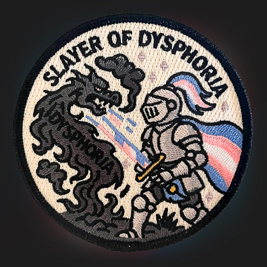 Transgender Knight Embroidery Patch